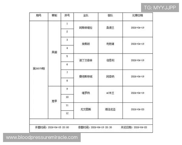 足彩五大联赛赛程安排及比赛时间表详细解读助你合理安排观赛计划